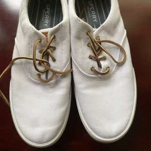 Sperry Men’s Stripper II top sider white sneaker